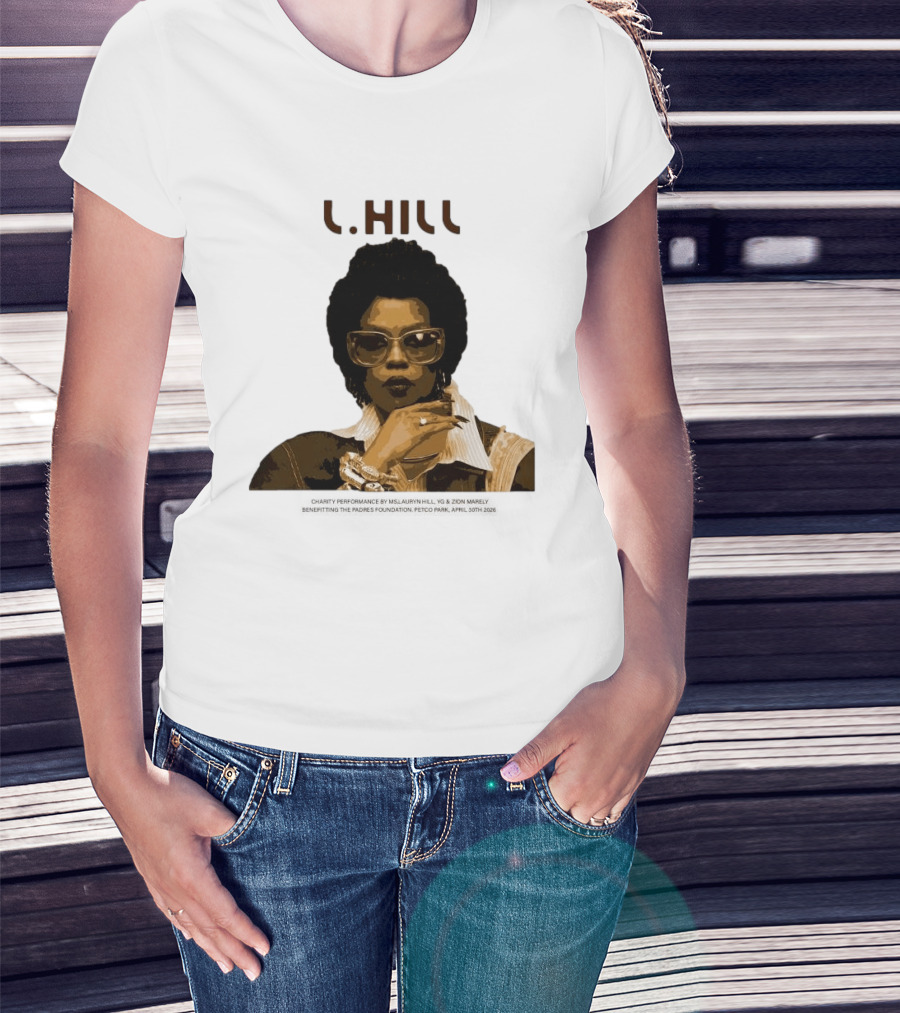 Ms Lauryn Concert Hill MLH Charity Dinner On The Diamond T-Shirt