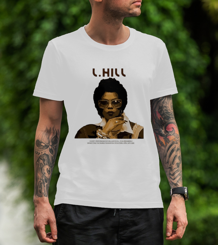 Ms Lauryn Concert Hill MLH Charity Dinner On The Diamond T-Shirt