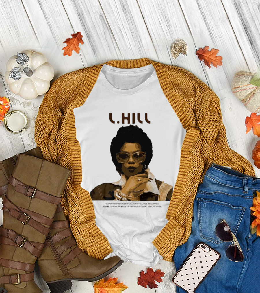 Ms Lauryn Concert Hill MLH Charity Dinner On The Diamond T-Shirt