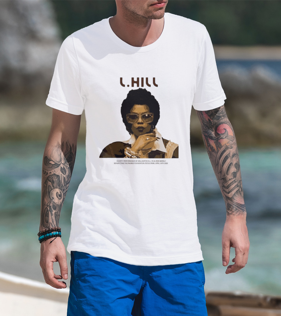 Ms Lauryn Concert Hill MLH Charity Dinner On The Diamond T-Shirt