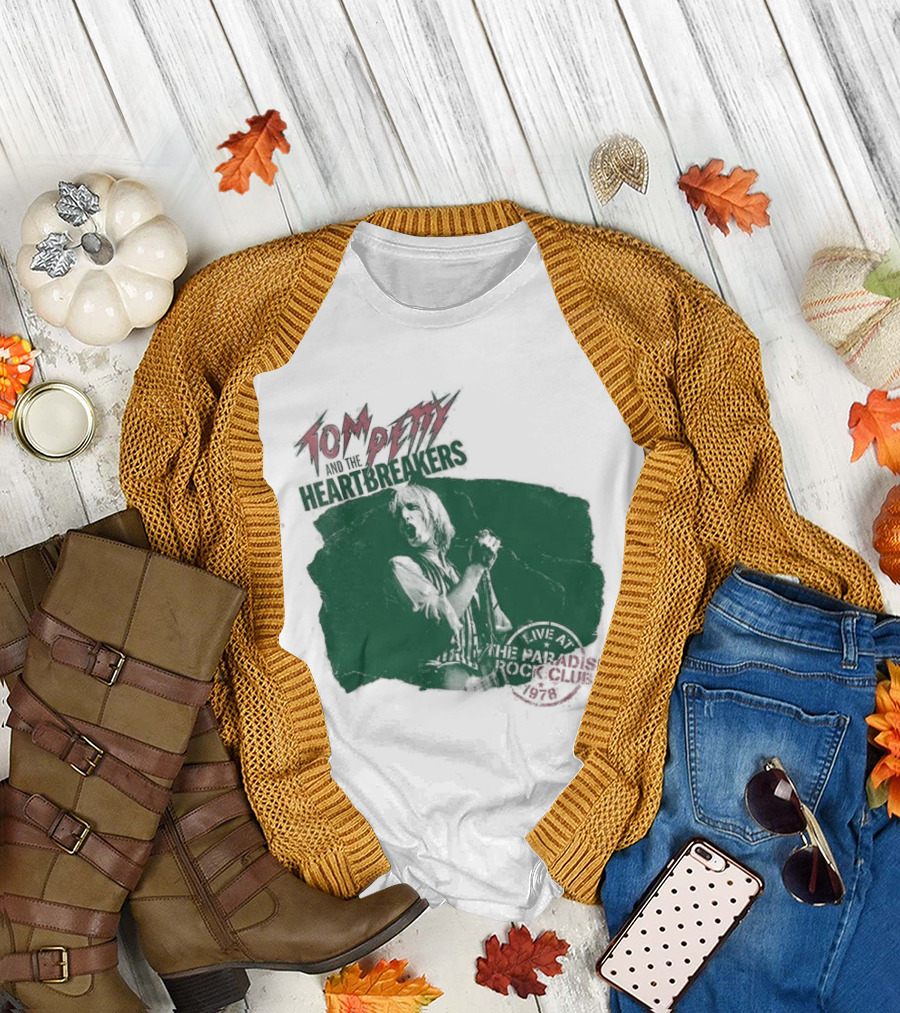 Tom Petty Live At The Paradise Rock Club Boston 1978 T-Shirt