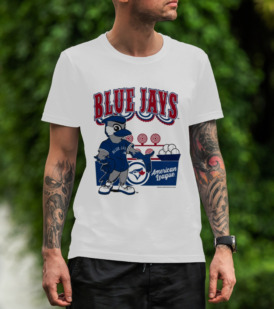Toronto Blue Jays Mitchell Ness Step Back Up Cream American League T-Shirt