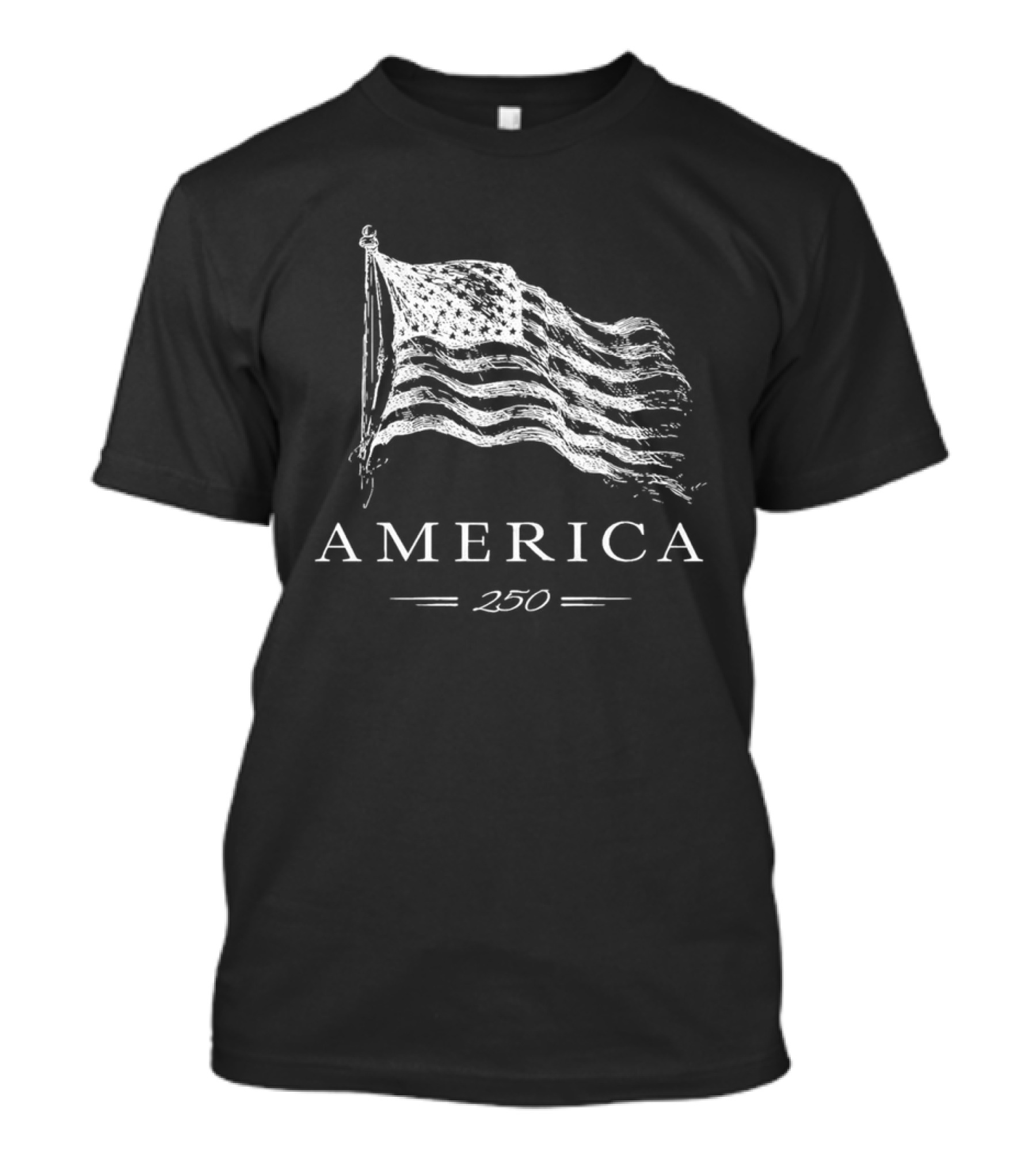 America 250 Flag Celebration Patriotic Pride T-Shirt