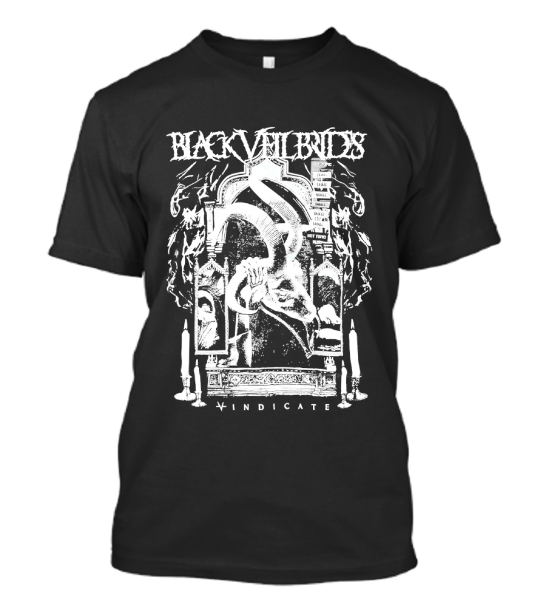 Black Veil Brides Vindicate Candles And Serpentine T-Shirt