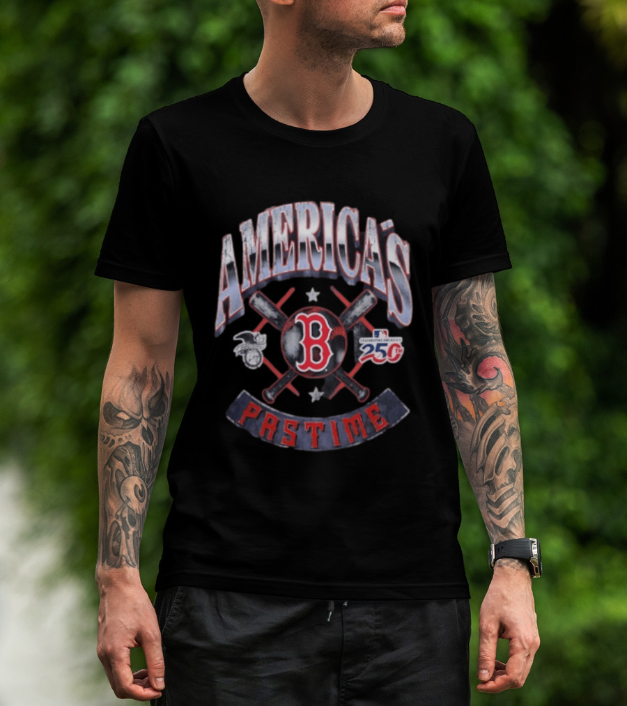 Boston Red Sox Celebrating America's Pastime 250th Anniversary T-Shirt