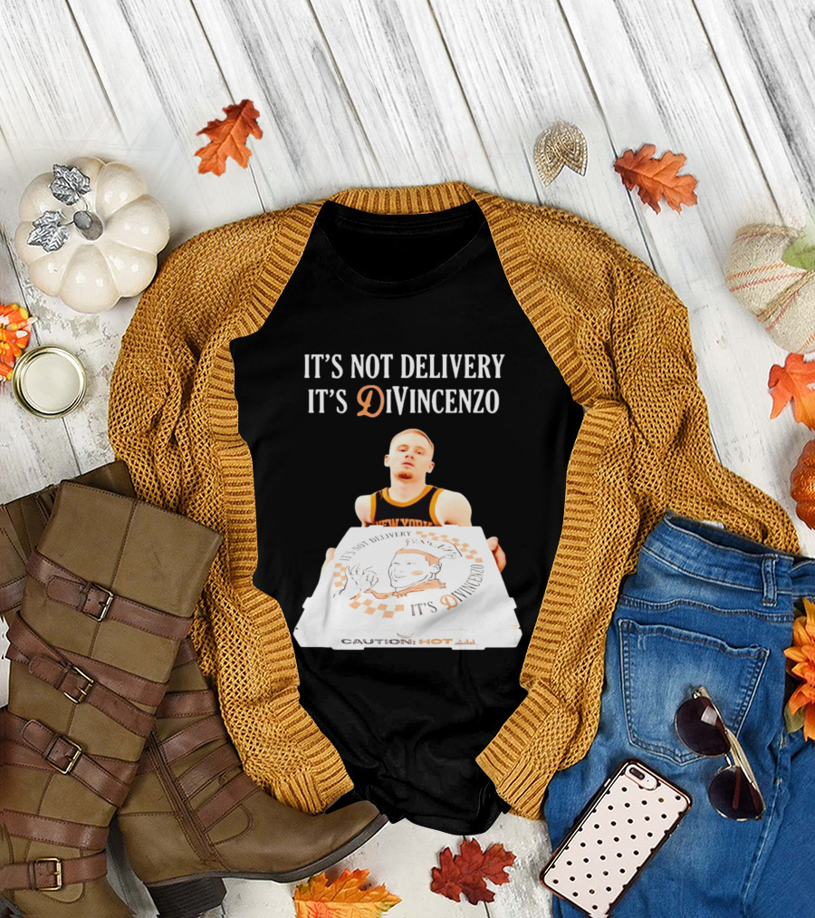 It's Not Delivery It's DiVincenzo Basketball Pizza Box T-Shirt