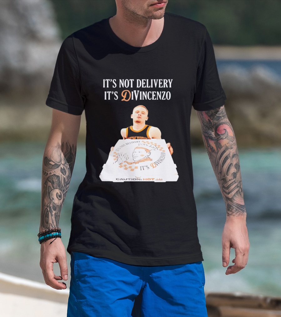 It's Not Delivery It's DiVincenzo Basketball Pizza Box T-Shirt
