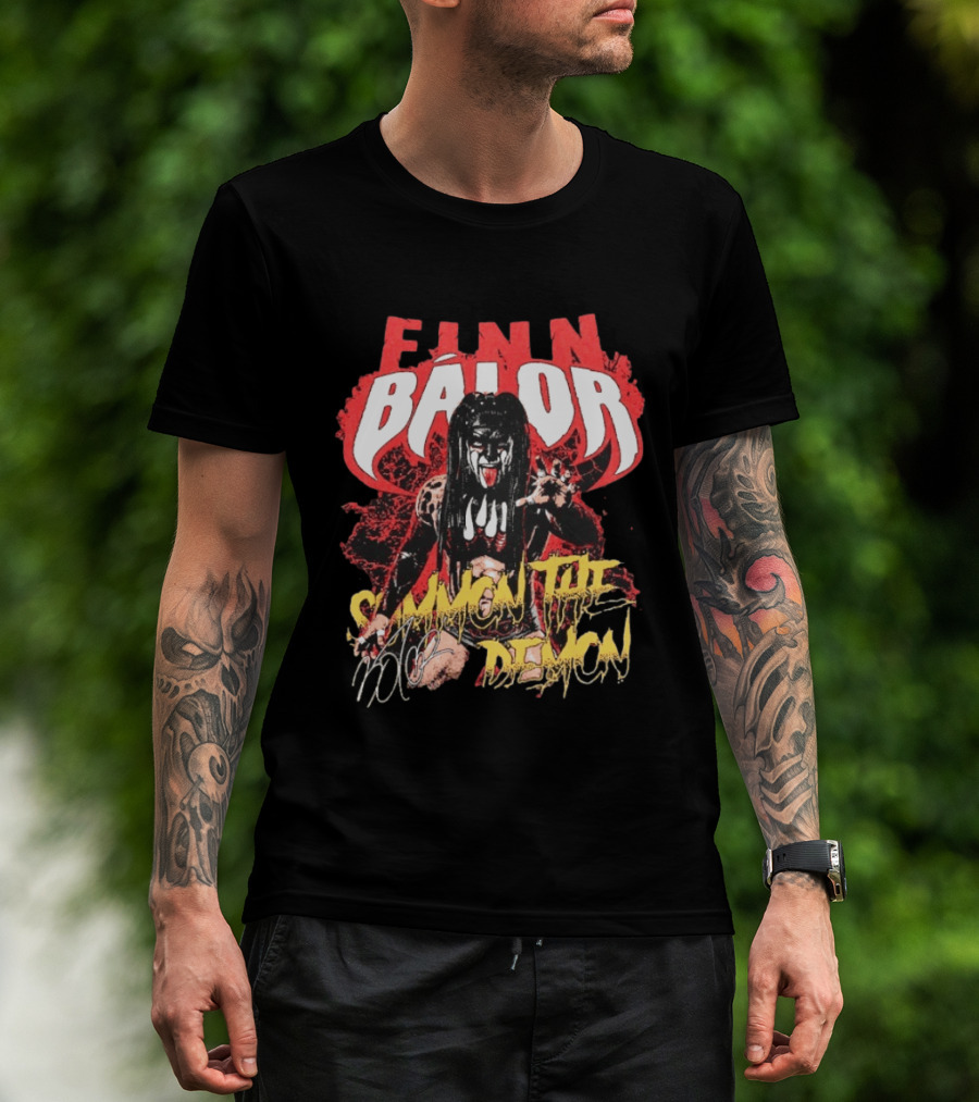 Finn Bálor Summon The Demon WWE Fan Merchandise T-Shirt