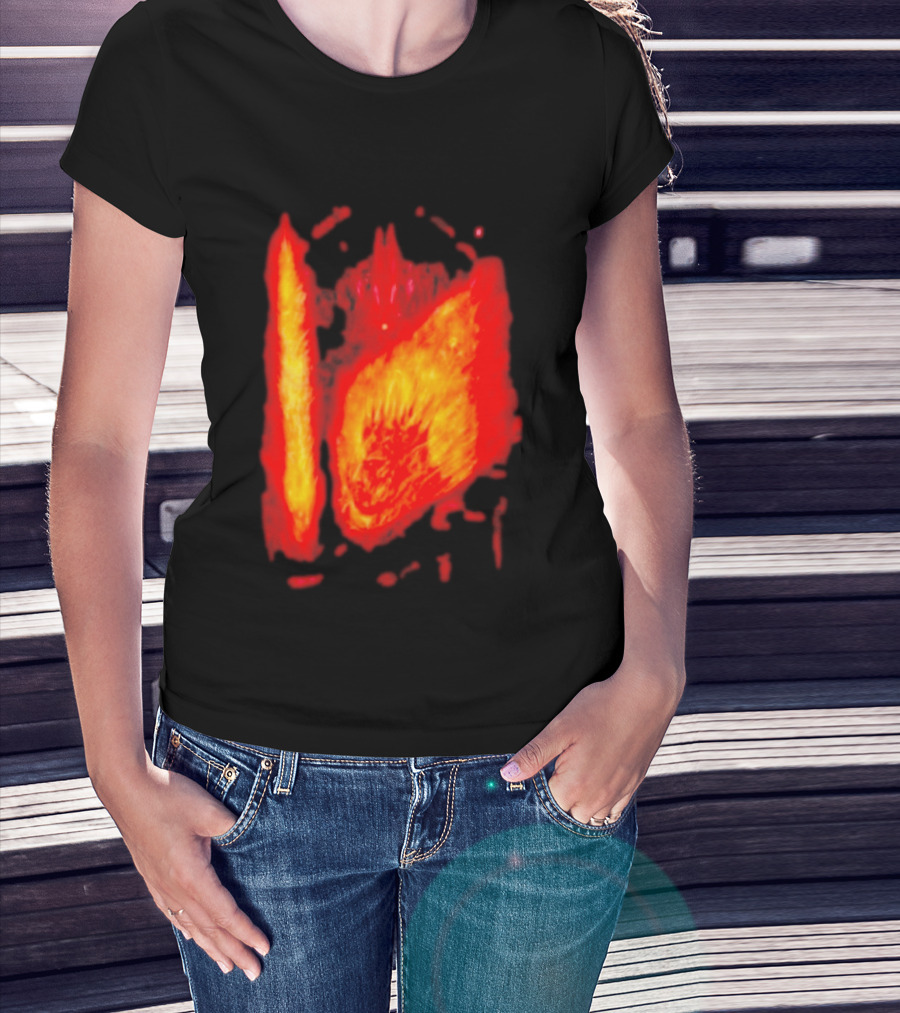Flame Knight Fire Armor Blaze T-Shirt