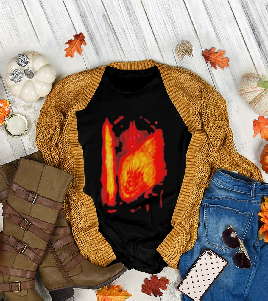 Flame Knight Fire Armor Blaze T-Shirt