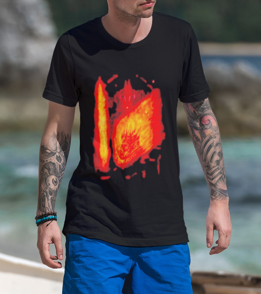 Flame Knight Fire Armor Blaze T-Shirt