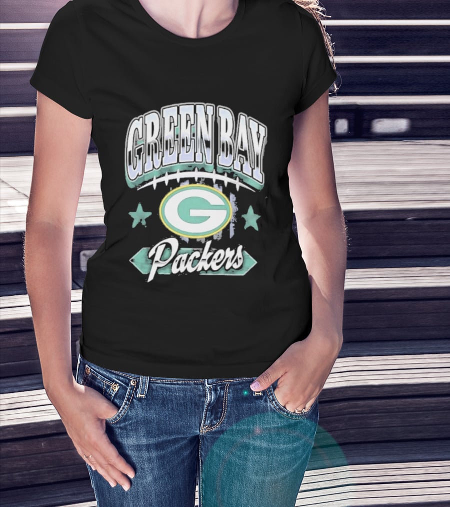 Green Bay Packers Americana 2026 Edition With Stars And Classic Team T-Shirt