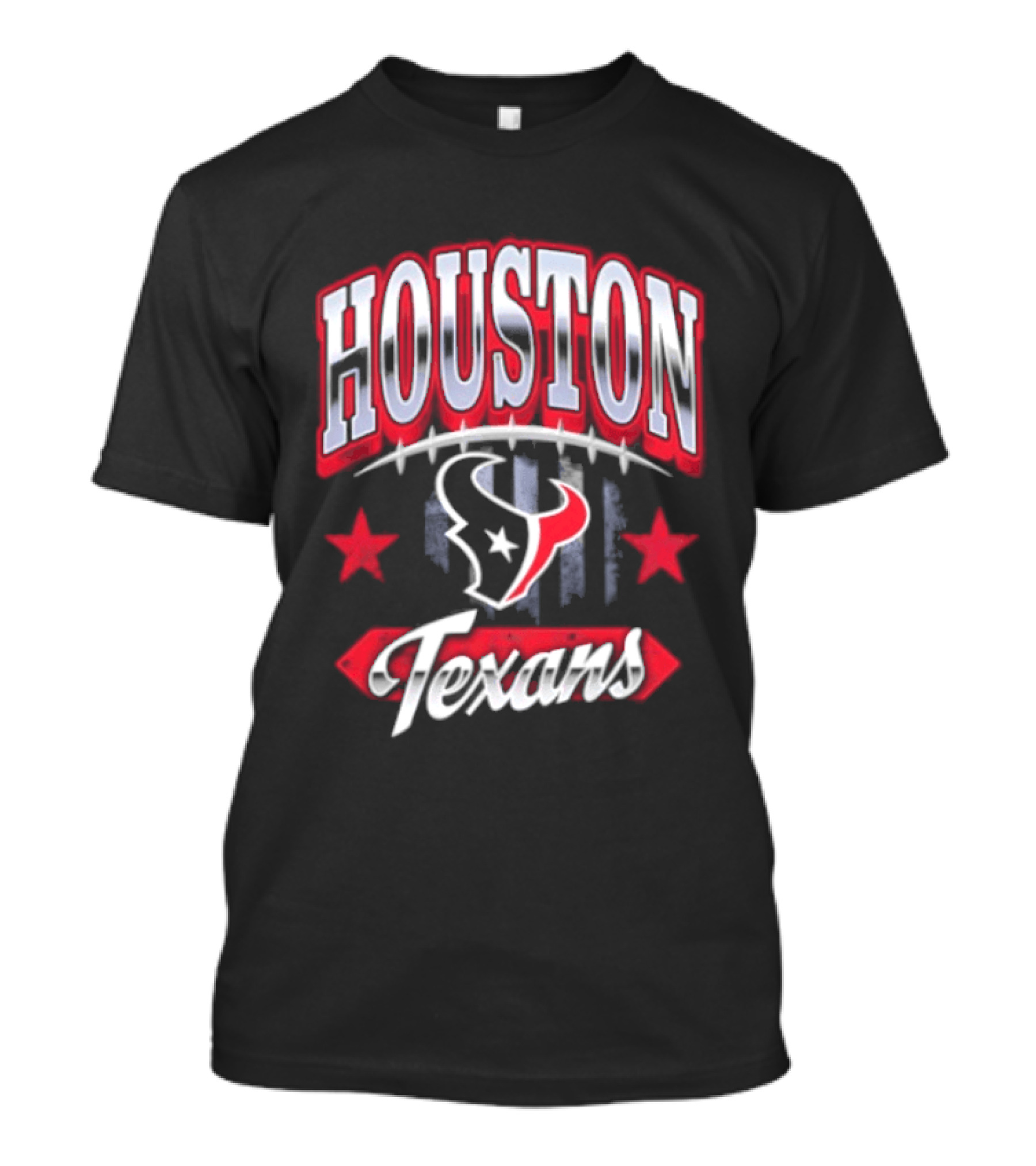 Houston Texans 2026 Americana Stars And Stripes T-Shirt