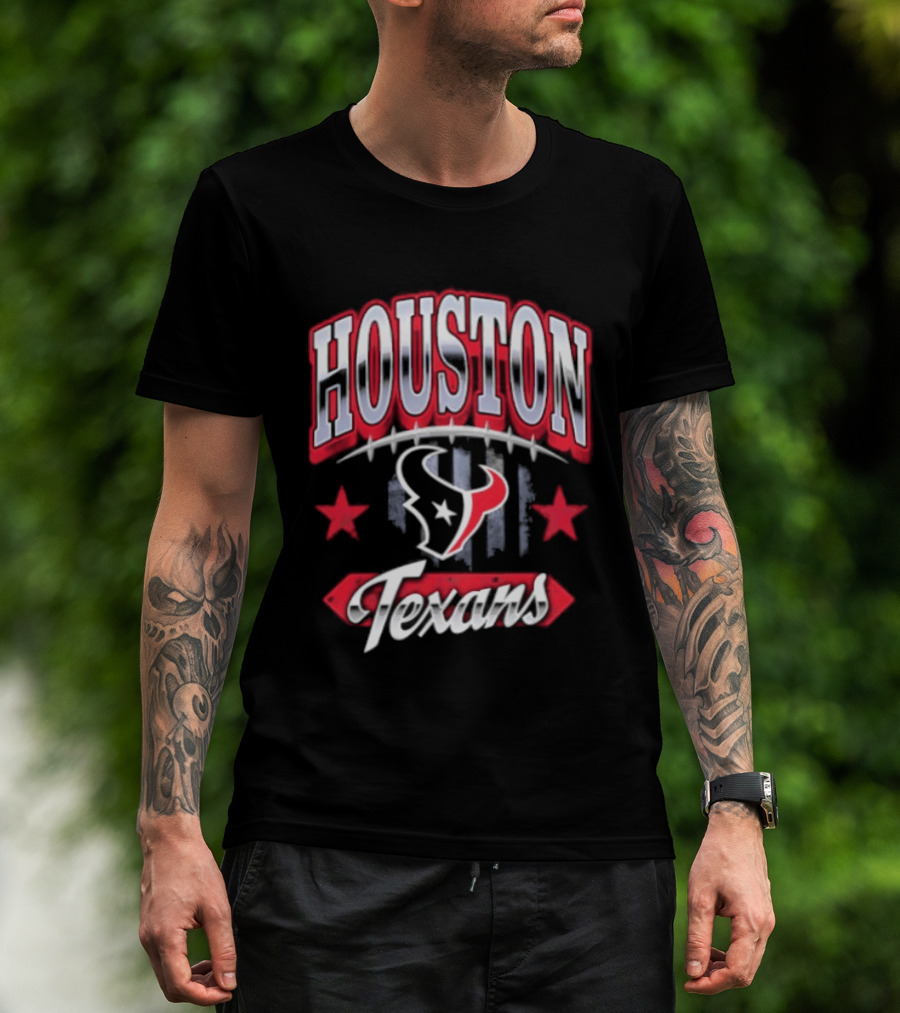 Houston Texans 2026 Americana Stars And Stripes T-Shirt