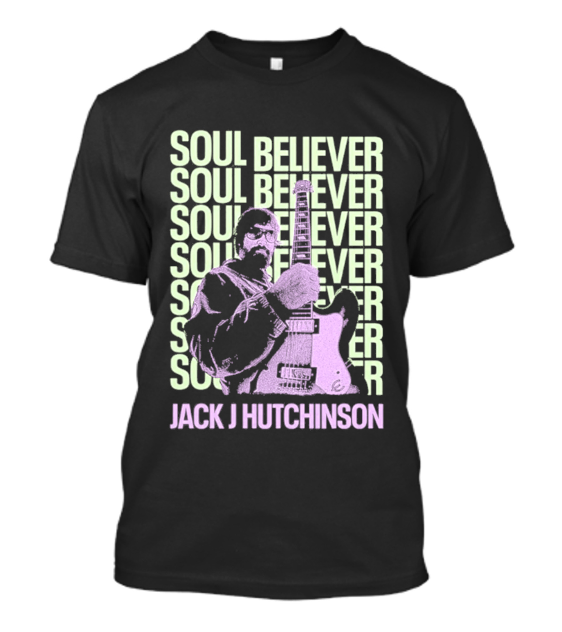 Jack J Hutchinson Soul Believer Guitar Artistry T-Shirt