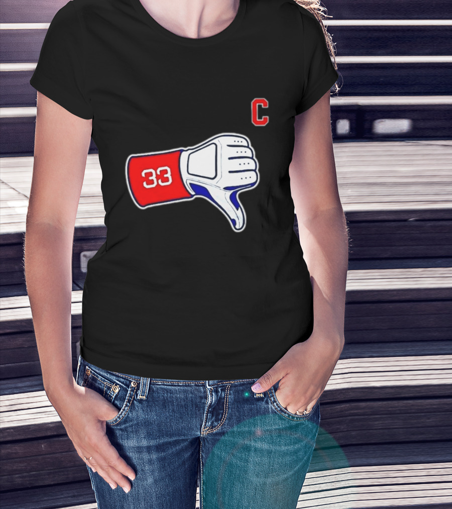 Jason Varitek Iconic 33 Thumbs Down Gesture Red Sox Symbol C T-Shirt