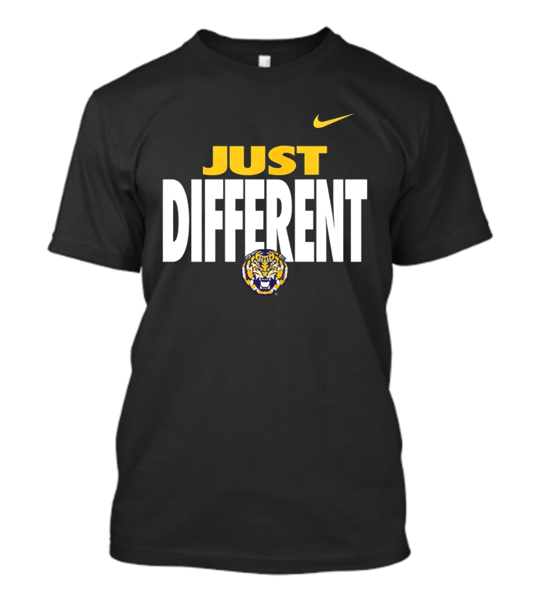 Just Different LSU Tigers Nike Iconic Team Spirit T-Shirt