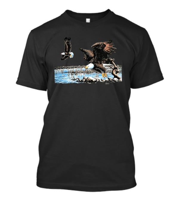 Bald Eagle River Scene Inspired By Justin Bieber T-Shirt