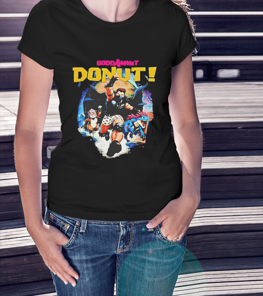 Goddamnit Donut Mongo Dungeon Crawler Carl Adventure T-Shirt