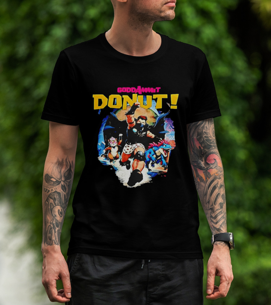 Goddamnit Donut Mongo Dungeon Crawler Carl Adventure T-Shirt