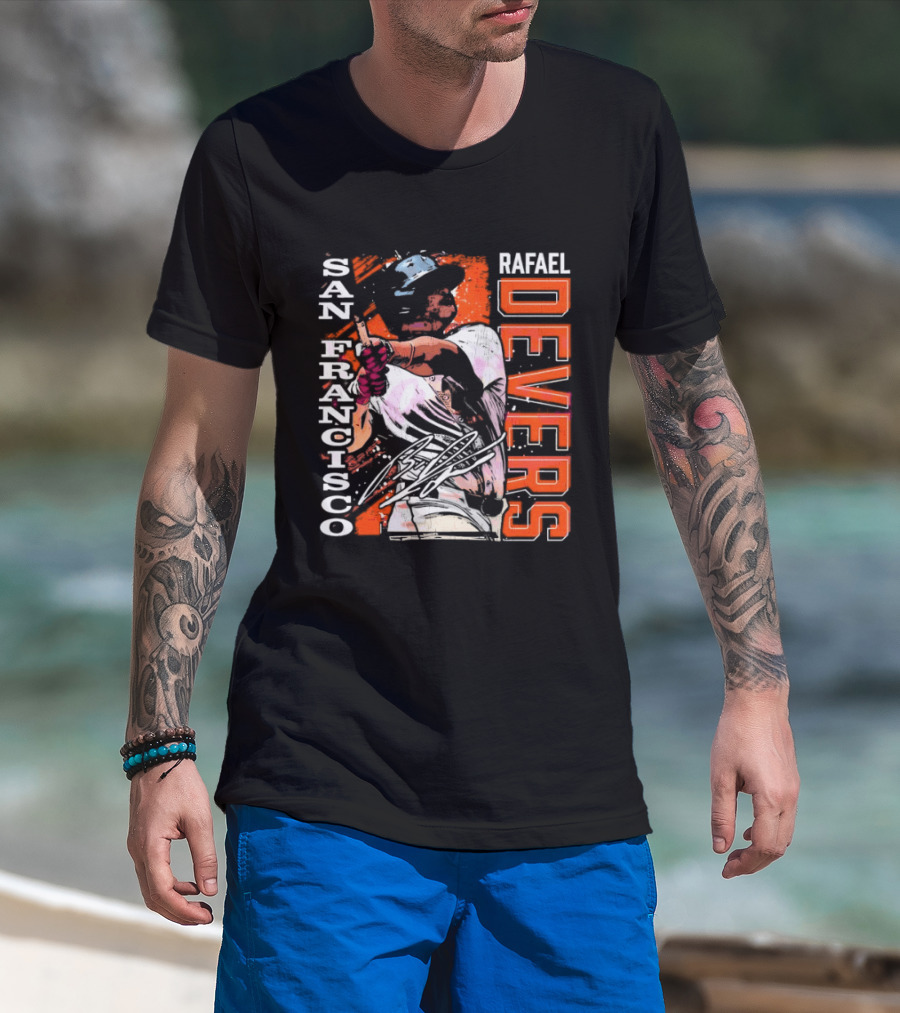 Rafael Devers San Francisco Baseball T-Shirt