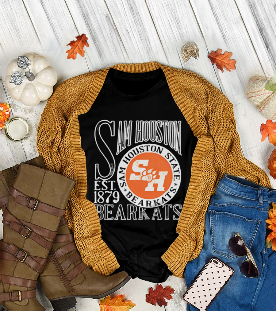 Sam Houston State Bearkats Est 1879 SH Paw T-Shirt