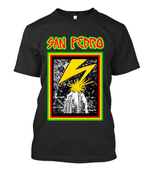 San Pedro Lightning Bolt Cactus Explosion T-Shirt