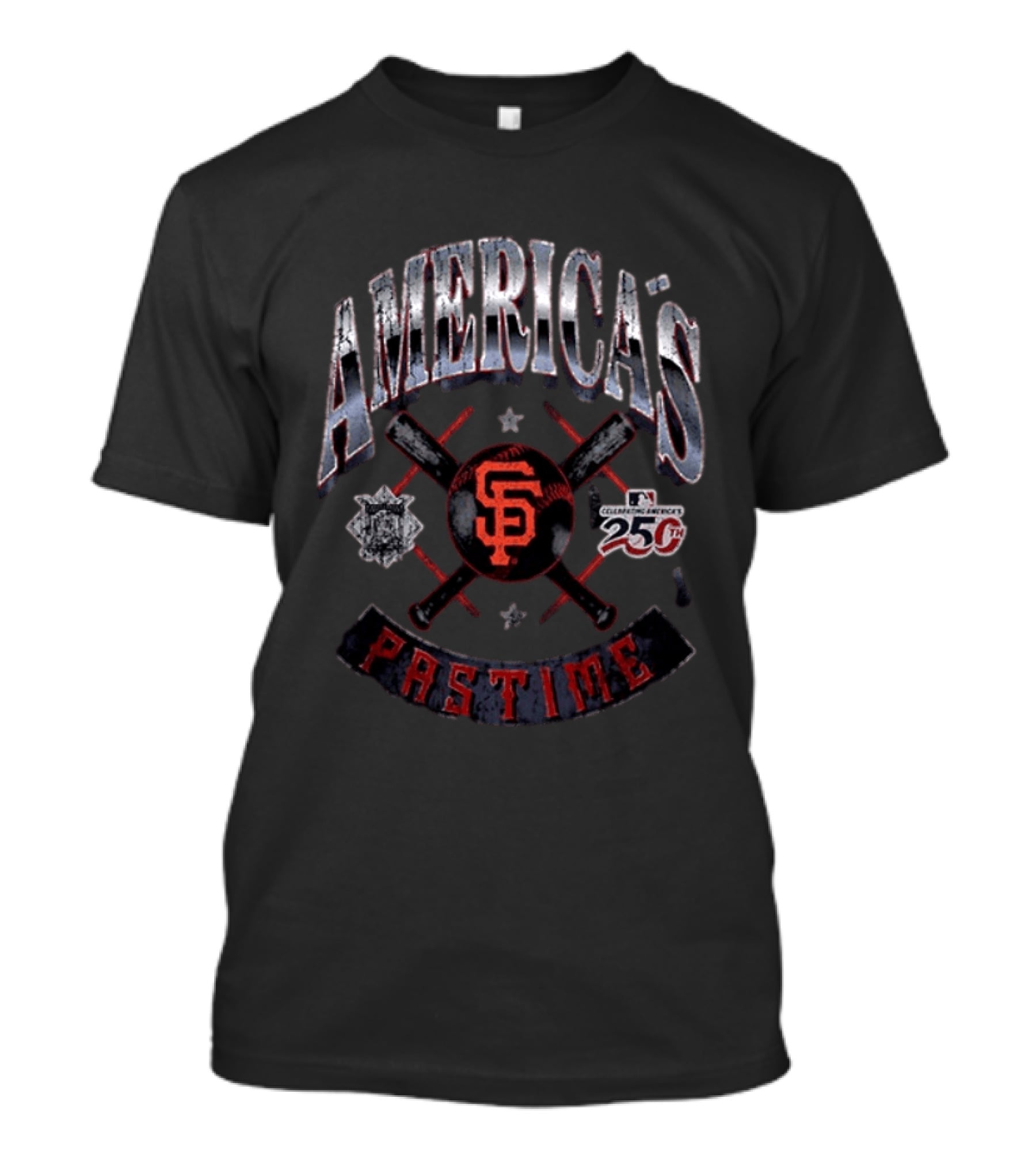America's Pastime San Francisco Celebrate 250th Baseball Anniversary T-Shirt