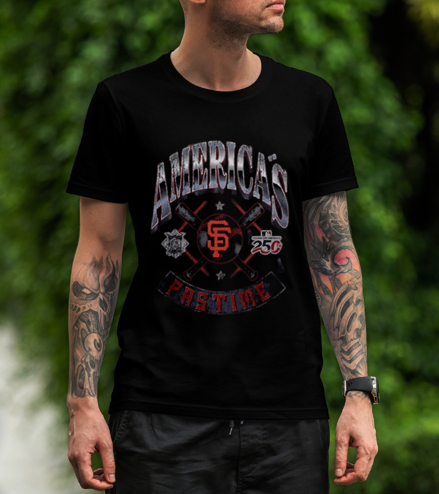 America's Pastime San Francisco Celebrate 250th Baseball Anniversary T-Shirt