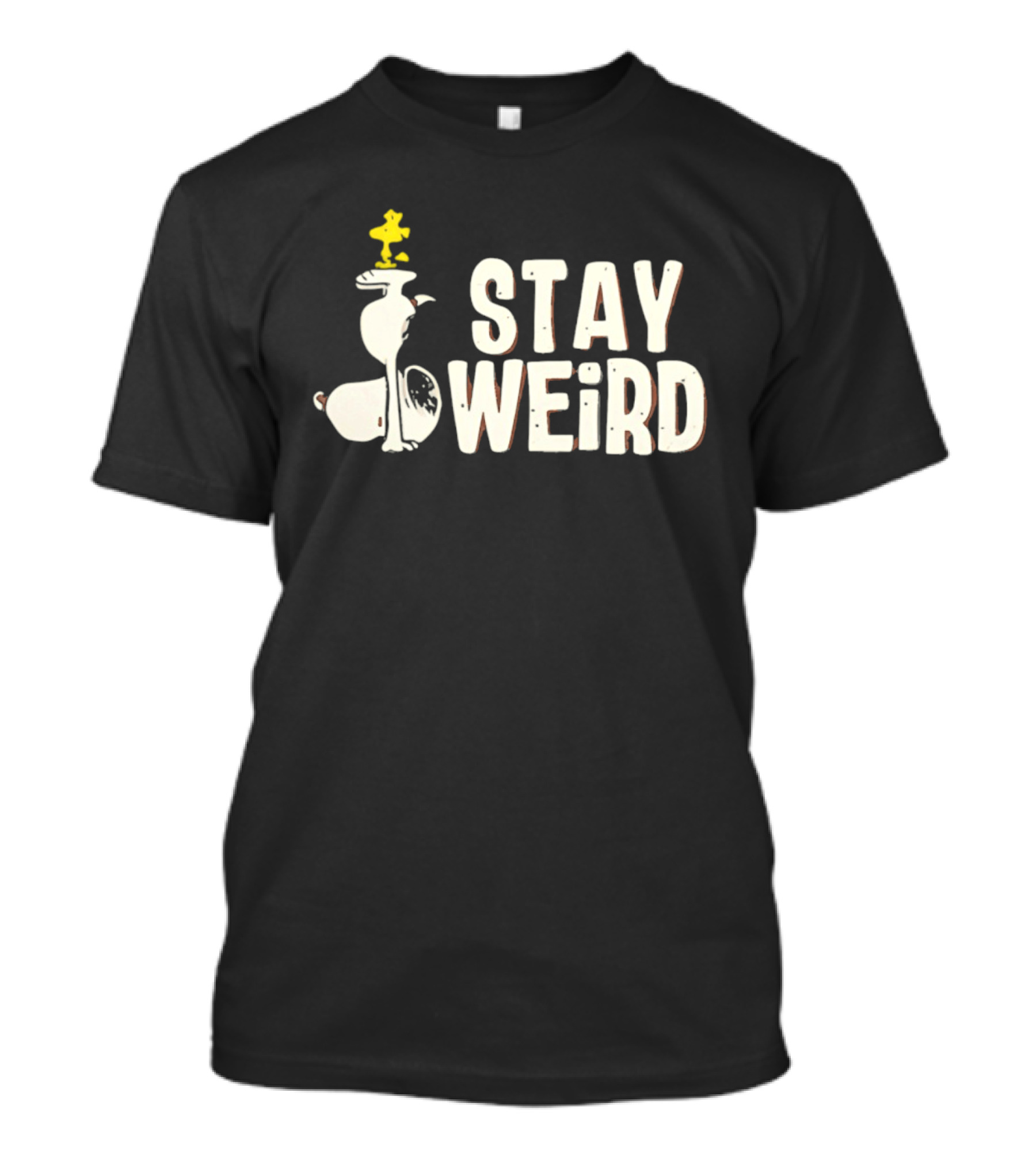Snoopy Woodstock Stay Weird Peanuts Characters T-Shirt