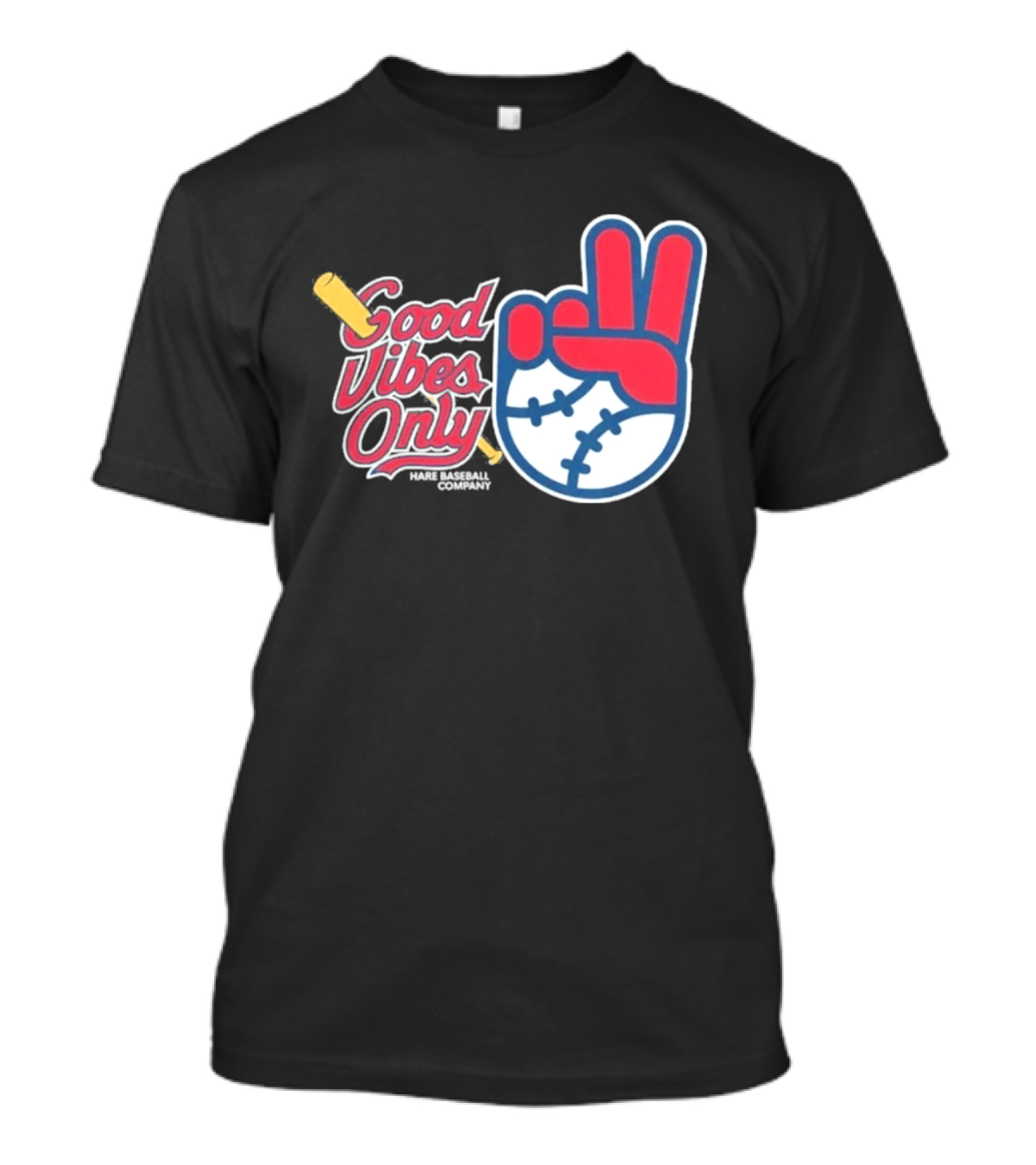 Good Vibes Only St. Louis Cardinals 2026 Baseball Peace Sign T-Shirt