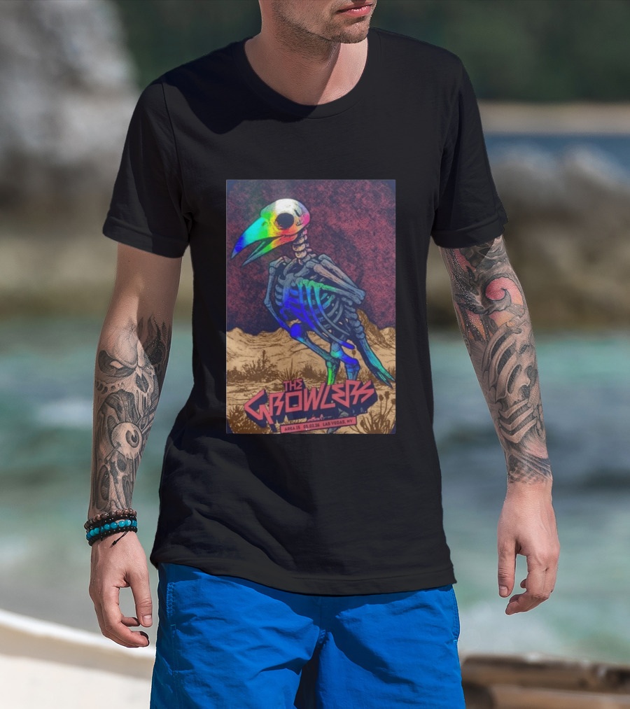 The Growlers Las Vegas Area 15 May 1 2026 Skeleton Bird T-Shirt