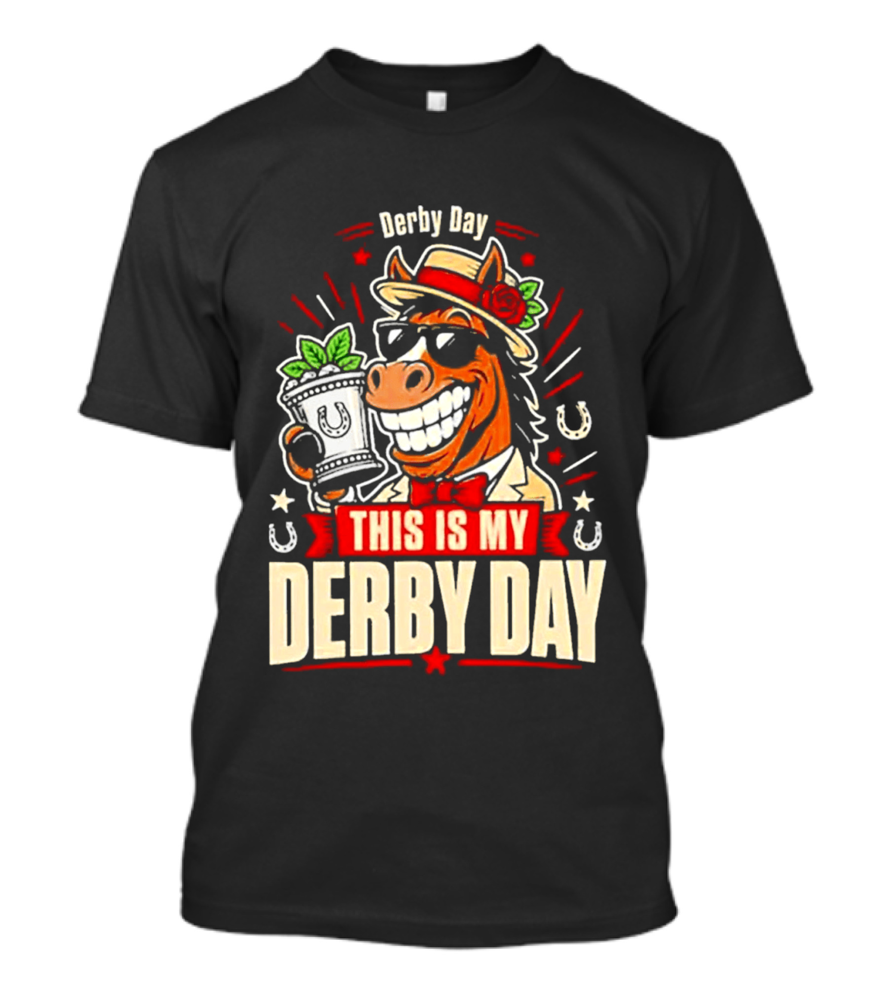 Derby Day Mint Julep Horse Party T-Shirt