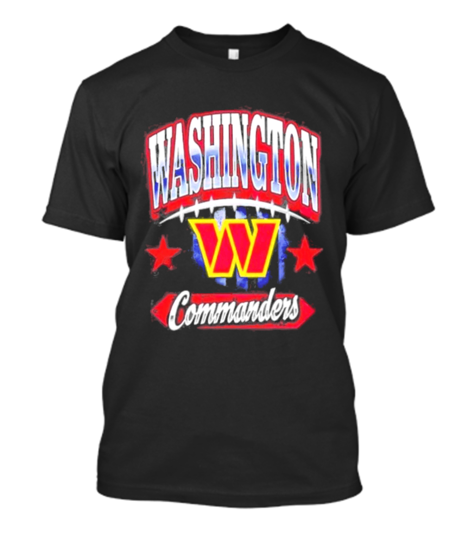Washington Commanders W Americana Football Stars T-Shirt