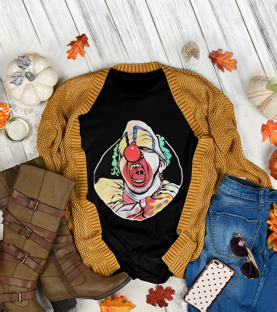 Yucko The Clown Retro Cartoon Style Bold Expression T-Shirt