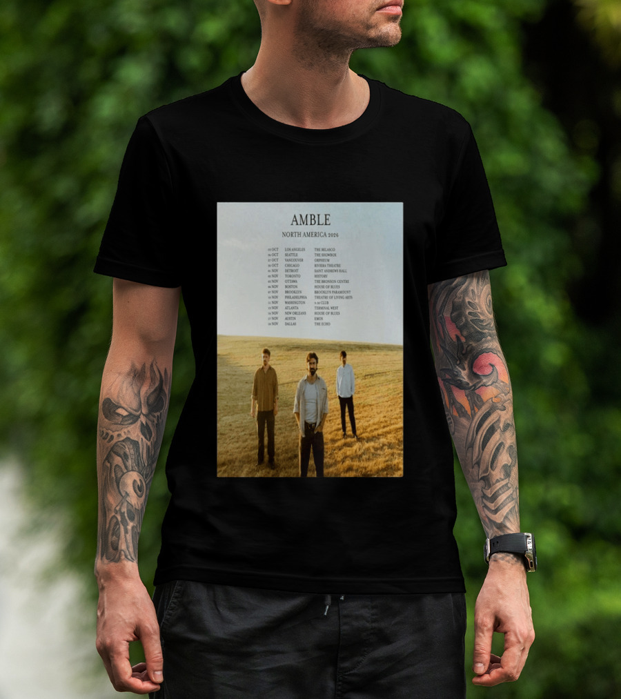 Amble Fall Tour 2026 T-Shirt