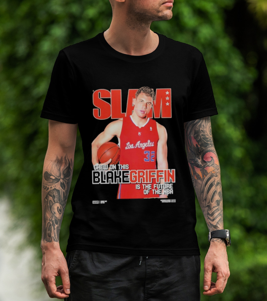SLAM Los Angeles Clippers Blake Griffin Chew On This Is The Future Of The NBA T-Shirt