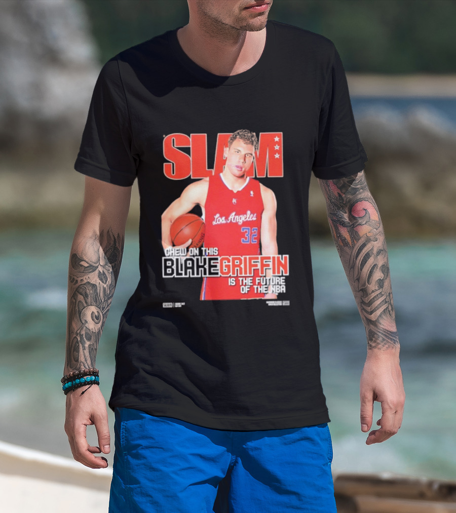 SLAM Los Angeles Clippers Blake Griffin Chew On This Is The Future Of The NBA T-Shirt