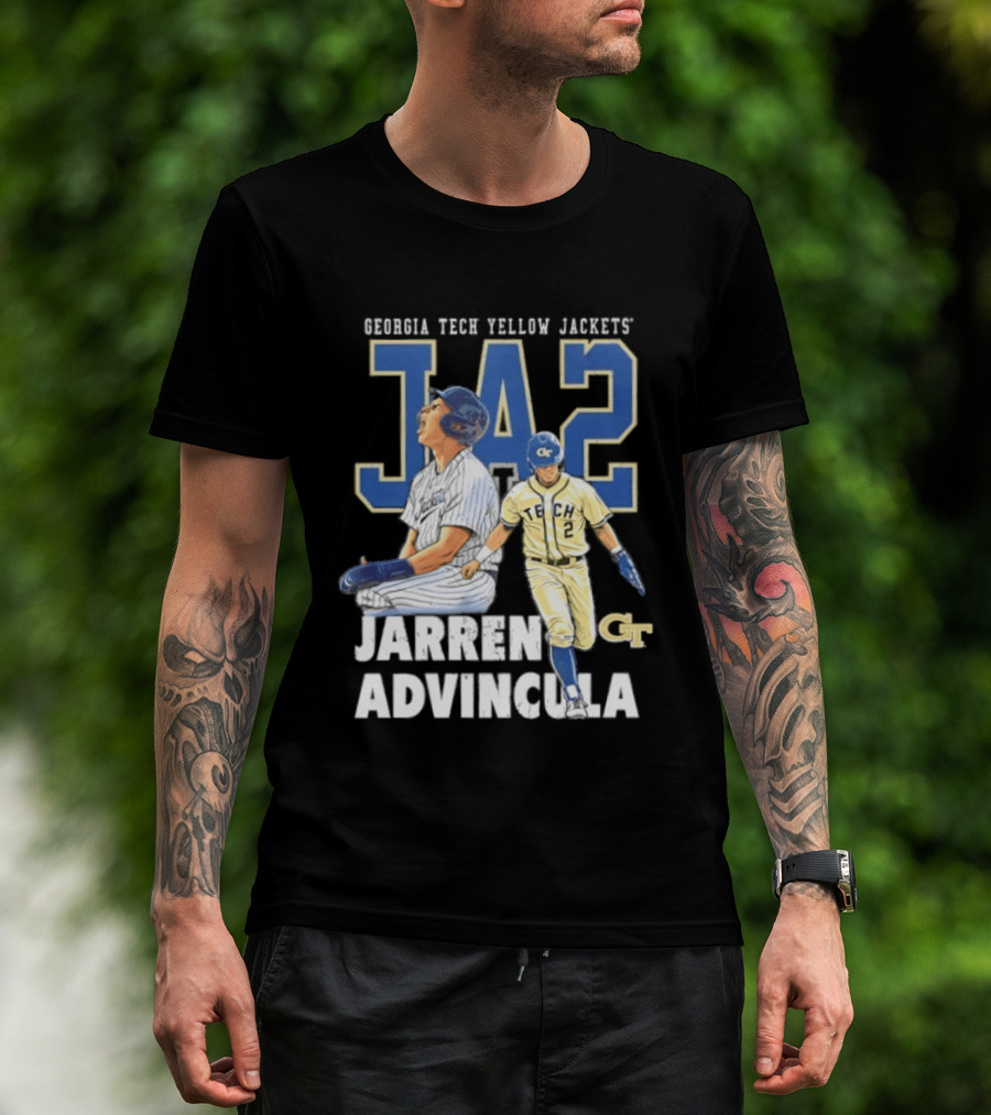 Georgia Tech Yellow Jackets JA2 Jarren Advincula T-Shirt