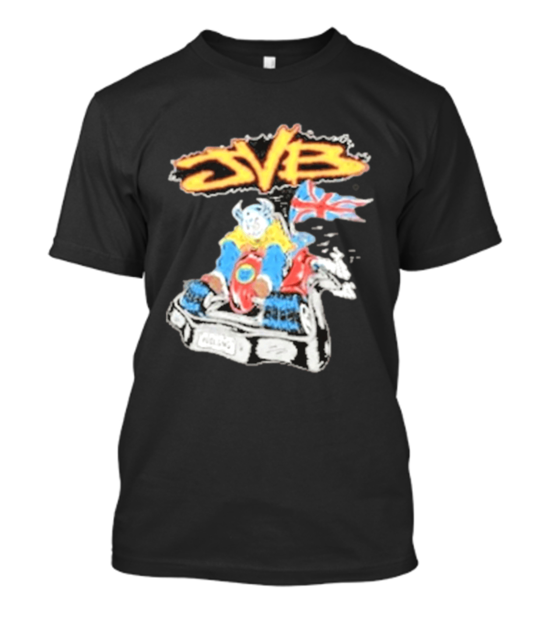JVB Tour UK 2026 Viking Racer With Union Jack Flag T-Shirt