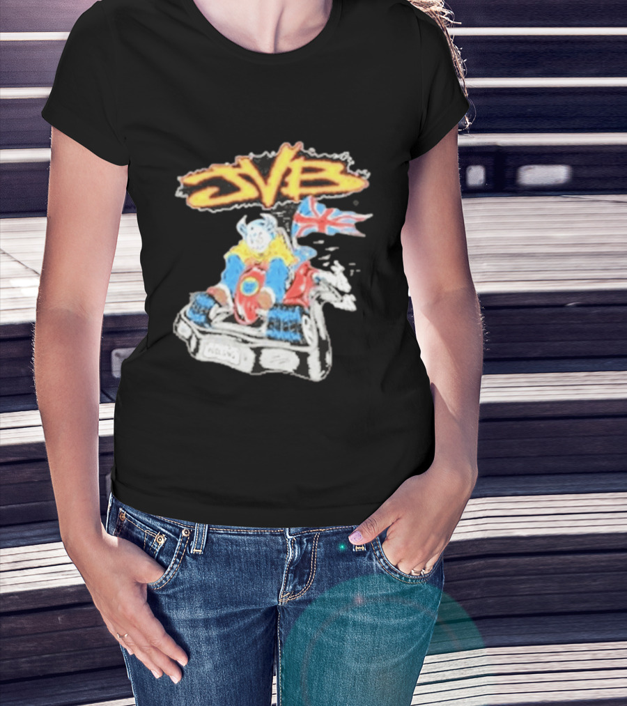 JVB Tour UK 2026 Viking Racer With Union Jack Flag T-Shirt