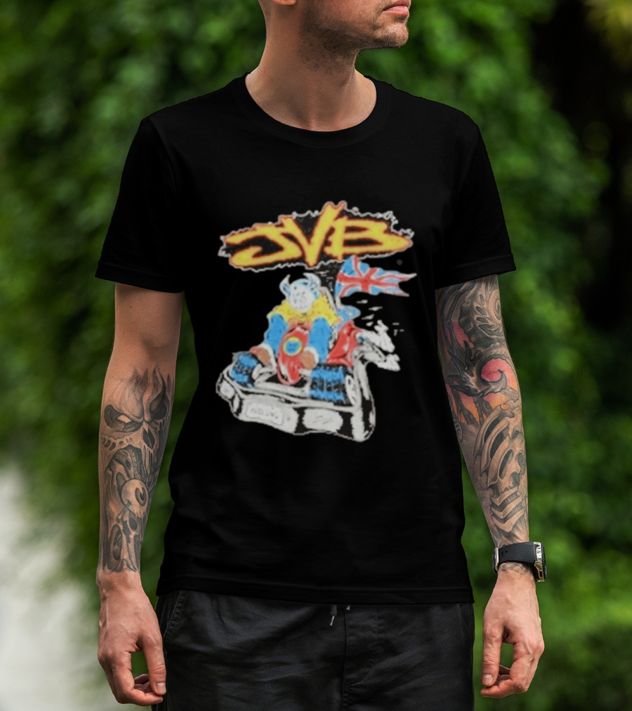 JVB Tour UK 2026 Viking Racer With Union Jack Flag T-Shirt