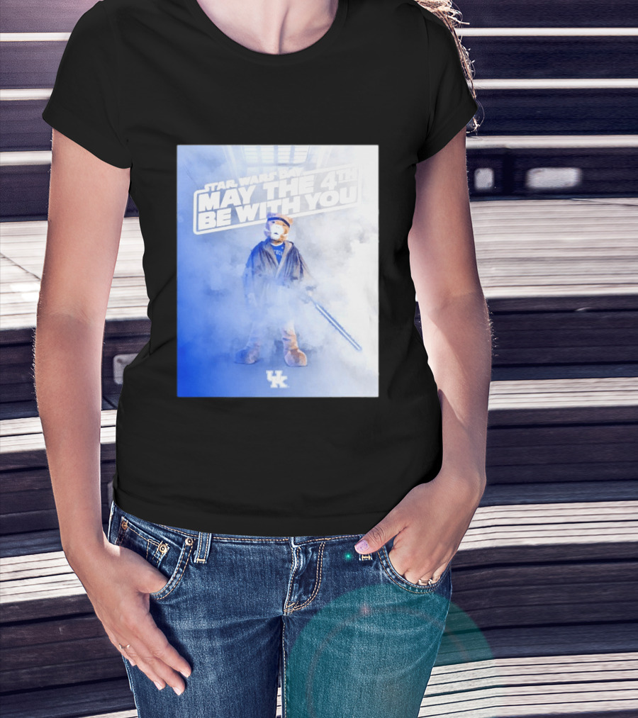 Star Wars Day May The 4th Be With You Kentucky Wildcats T-Shirt