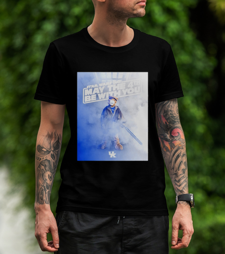 Star Wars Day May The 4th Be With You Kentucky Wildcats T-Shirt