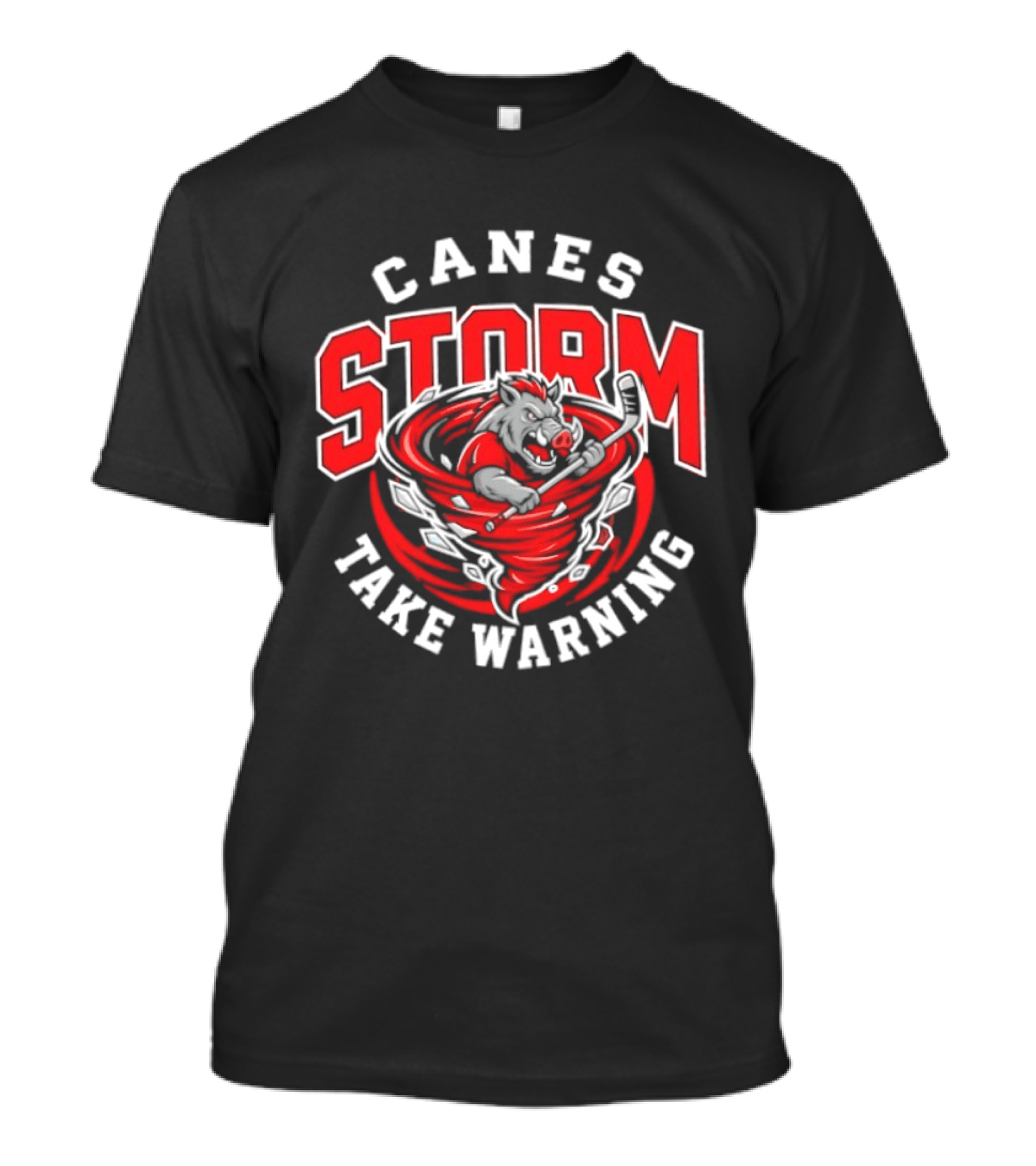 Canes Storm Take Warning Carolina Hurricanes T-Shirt