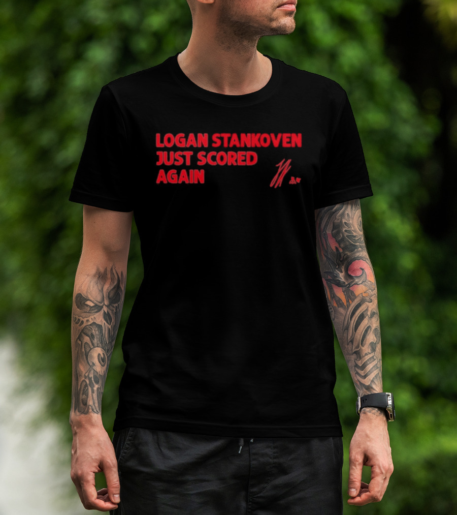 Logan Stankoven Just Scored Again 11 57 T-Shirt