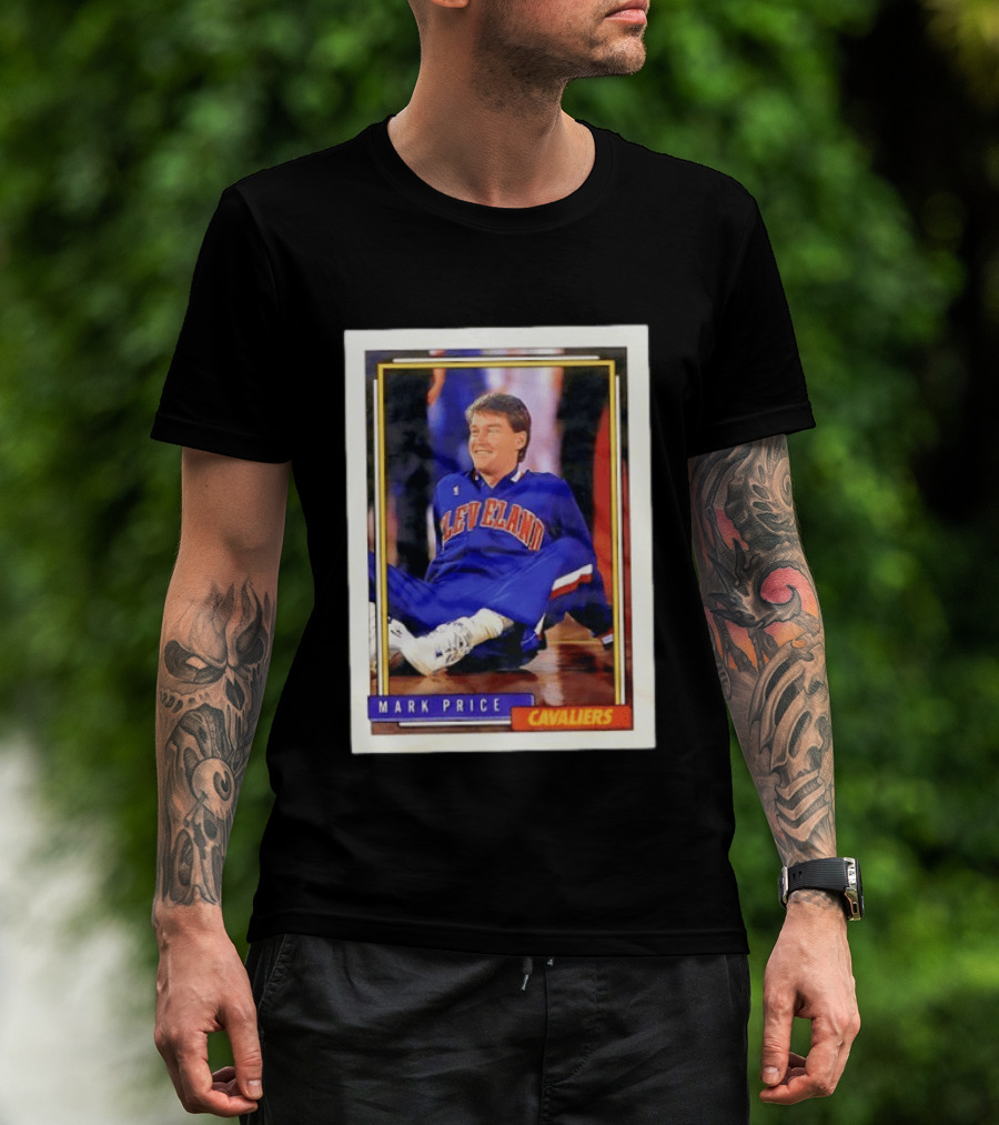 Cleveland Cavaliers Mark Price 1992 Basketball Trading Card Classic Moment T-Shirt