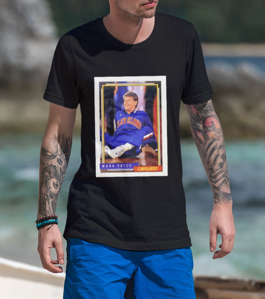 Cleveland Cavaliers Mark Price 1992 Basketball Trading Card Classic Moment T-Shirt
