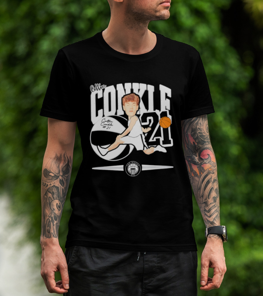 Colton Conkle 21 Basketball 2025 Marietta College T-Shirt