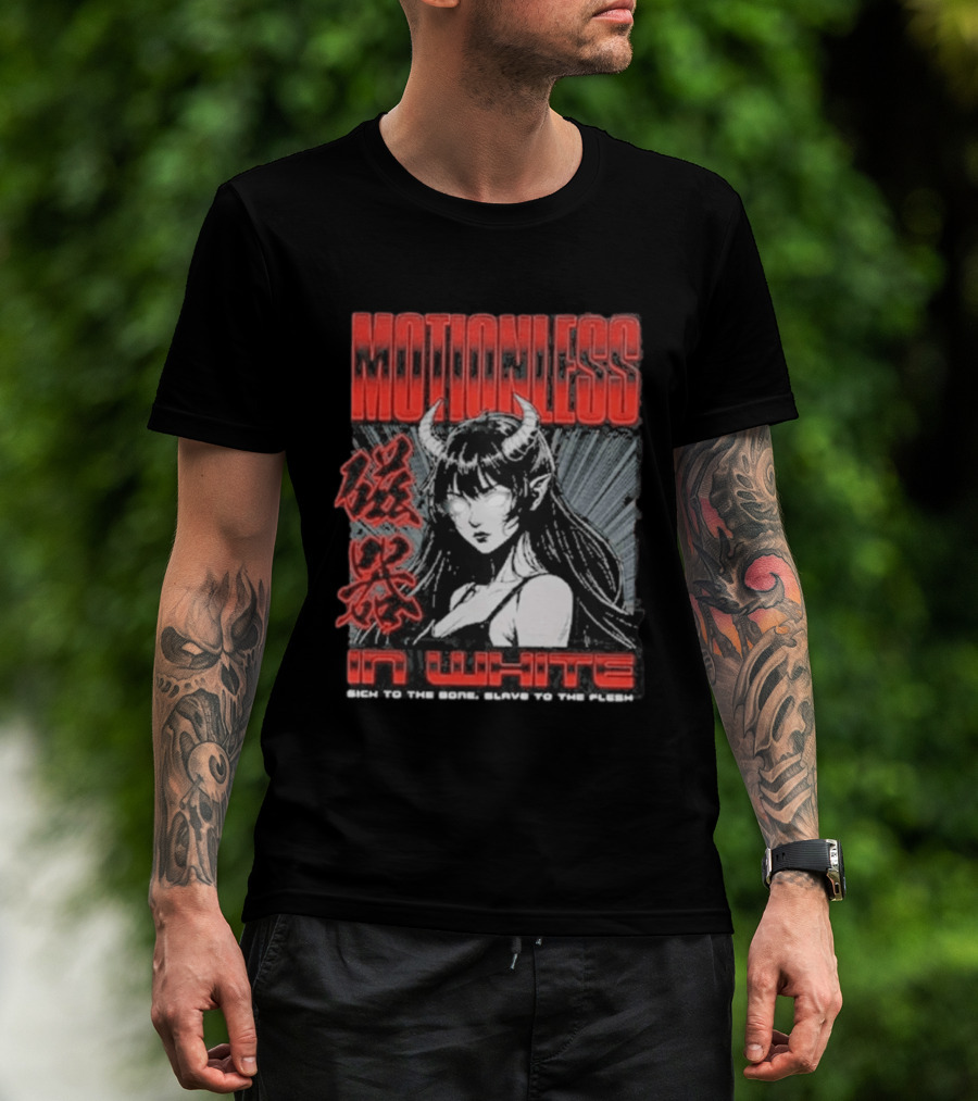 Motionless In White Rich To The Bone Slave To The Flesh Tour 2026 T-Shirt